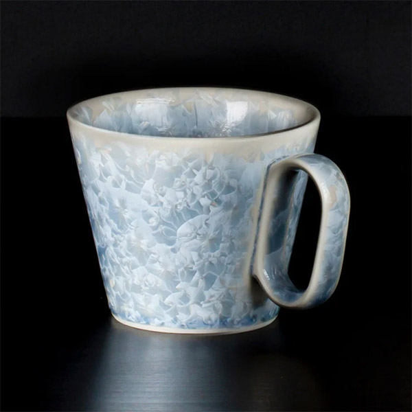 生涯を添い遂げるマグ 京焼 花結晶銀藤 BROTO PROJECT（ブロットプロジェクト）