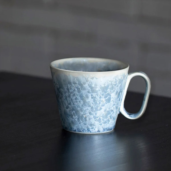 生涯を添い遂げるマグ 京焼 花結晶銀藤 BROTO PROJECT（ブロットプロジェクト）