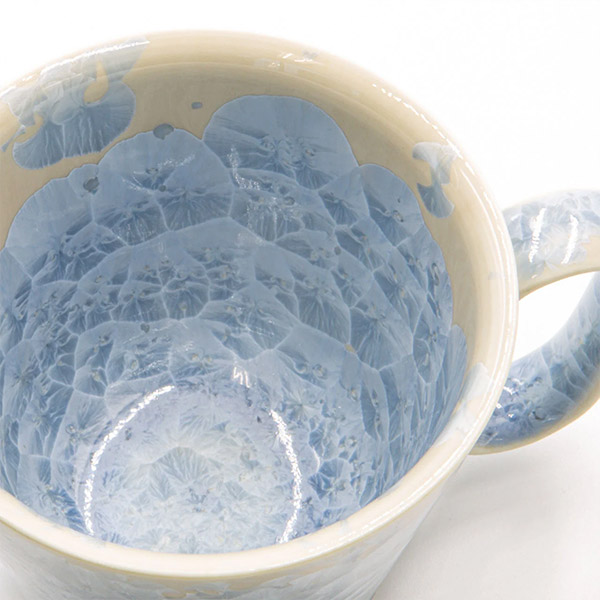 生涯を添い遂げるマグ 京焼 花結晶銀藤 BROTO PROJECT（ブロットプロジェクト）