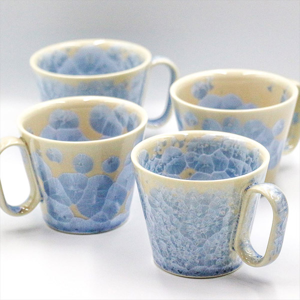 生涯を添い遂げるマグ 京焼 花結晶銀藤 BROTO PROJECT（ブロットプロジェクト）