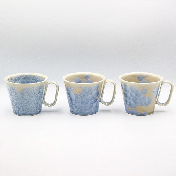 生涯を添い遂げるマグ 京焼 花結晶銀藤 BROTO PROJECT（ブロットプロジェクト）