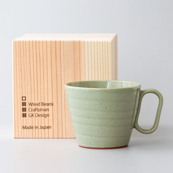 生涯を添い遂げるマグ 雄勝青瓷 セージグリーン BROTO PROJECT（ブロットプロジェクト）