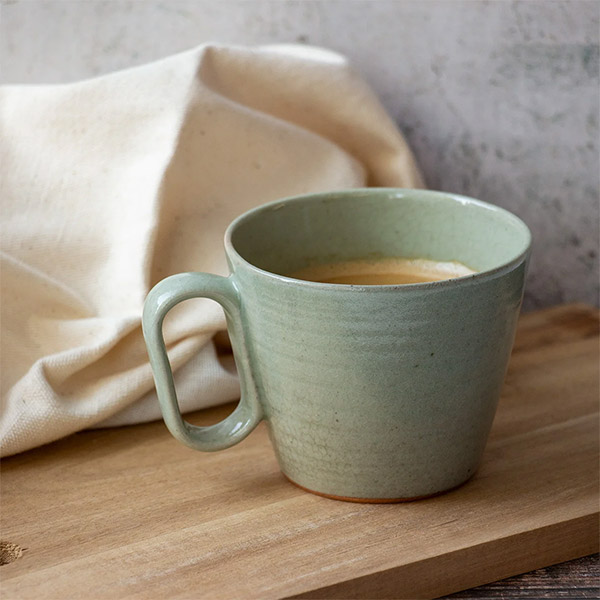 生涯を添い遂げるマグ 雄勝青瓷 セージグリーン BROTO PROJECT（ブロットプロジェクト）