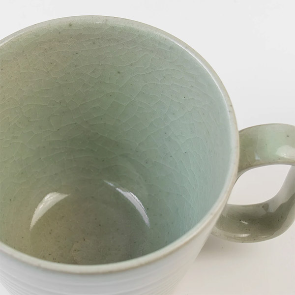 生涯を添い遂げるマグ 雄勝青瓷 セージグリーン BROTO PROJECT（ブロットプロジェクト）