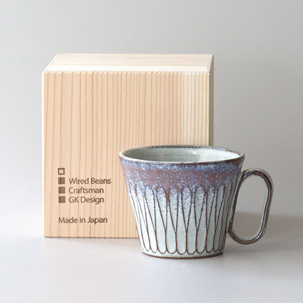 生涯を添い遂げるマグ 丹波焼 しのぎパープル BROTO PROJECT（ブロットプロジェクト）