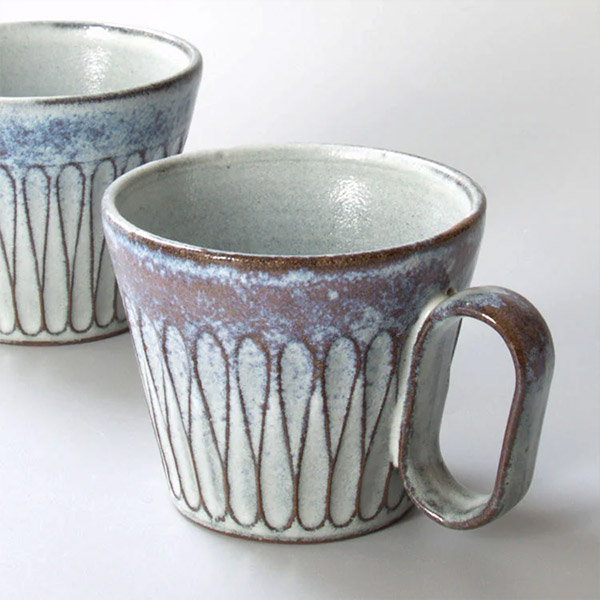 生涯を添い遂げるマグ 丹波焼 しのぎパープル BROTO PROJECT（ブロットプロジェクト）