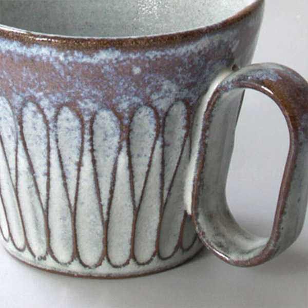 生涯を添い遂げるマグ 丹波焼 しのぎパープル BROTO PROJECT（ブロットプロジェクト）