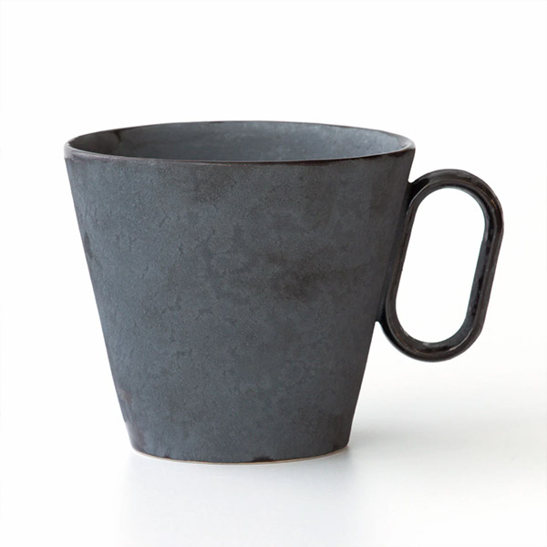 生涯を添い遂げるマグ ダブルウォール有田焼（39Arita） 黒天目チャコール