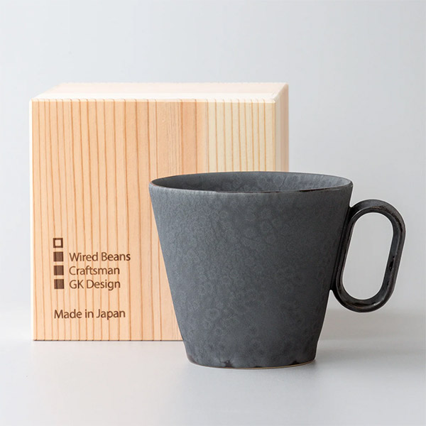生涯を添い遂げるマグ ダブルウォール有田焼（39Arita） 黒天目チャコール BROTO PROJECT（ブロットプロジェクト）