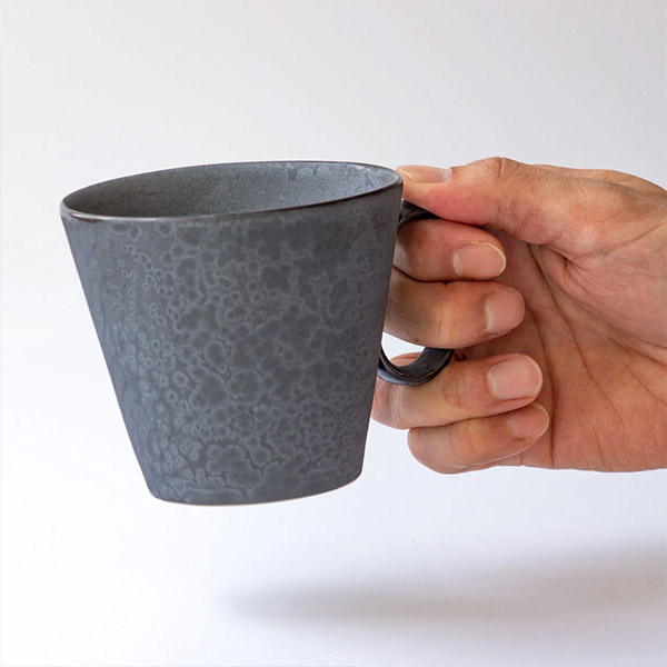 生涯を添い遂げるマグ ダブルウォール有田焼（39Arita） 黒天目チャコール BROTO PROJECT（ブロットプロジェクト）