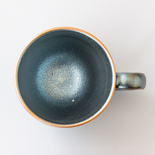 生涯を添い遂げるマグ 信楽焼 銀天目 BROTO PROJECT（ブロットプロジェクト）