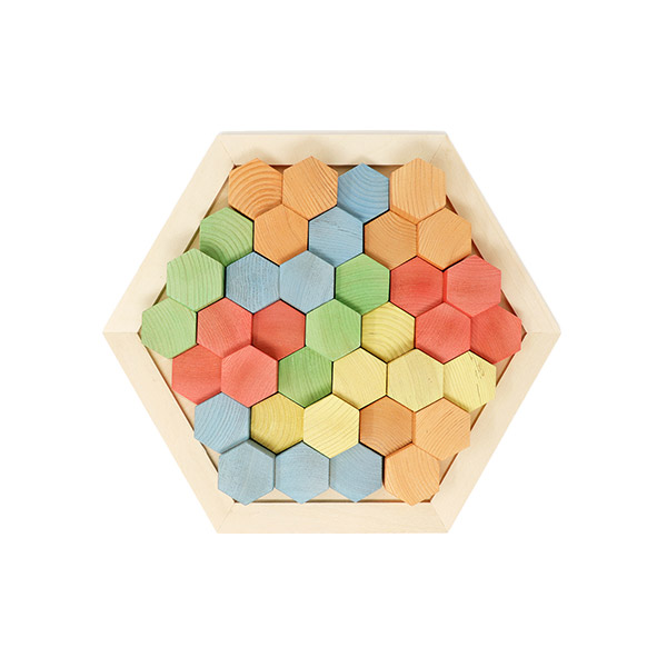 パズウッド™【六角パズル・積み木】
