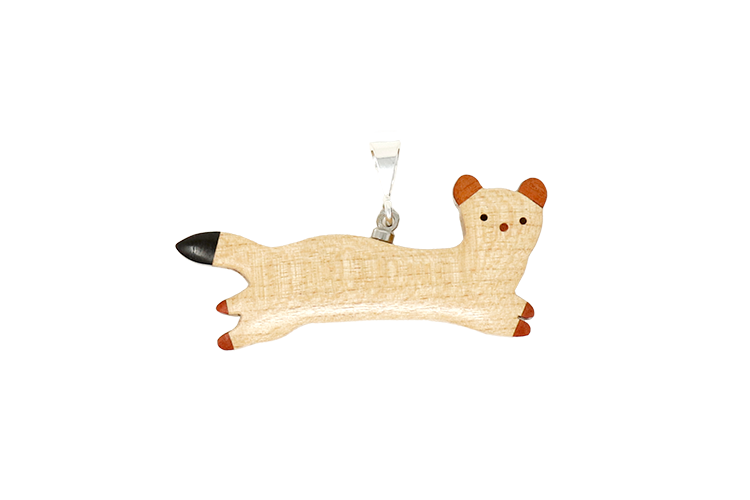 オコジョさん（冬毛／横）