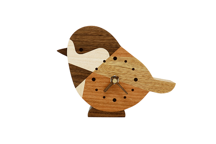 寄木の時計~ヤマガラさん~